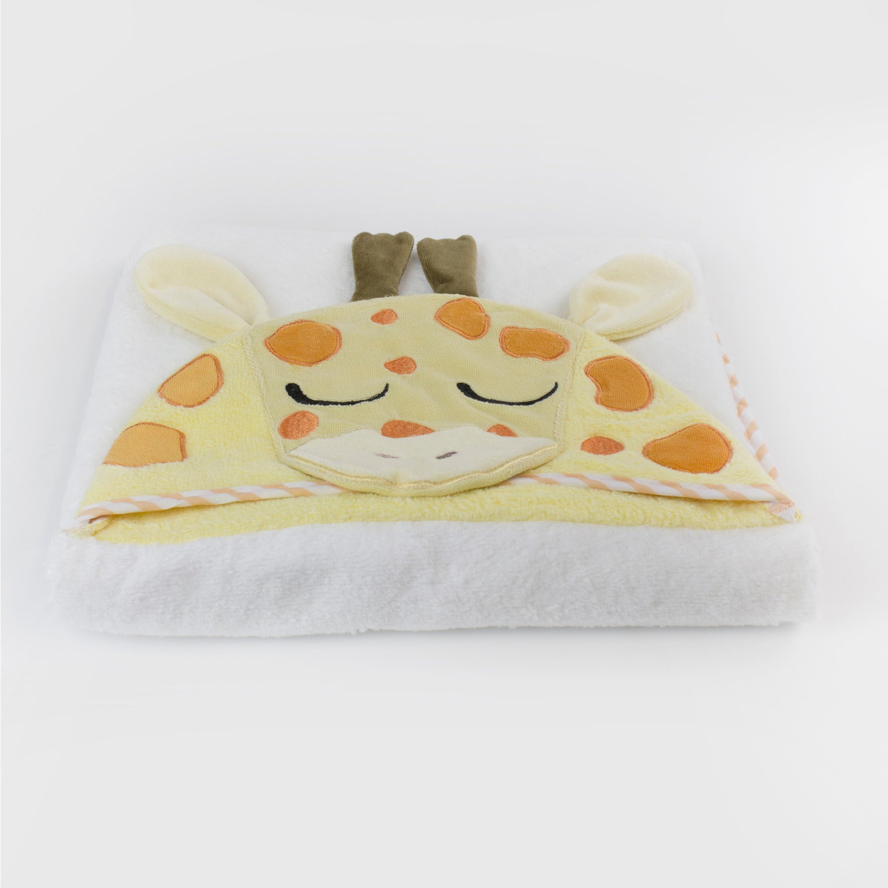Zoo Animals 'Giraffe' Novelty Hooded Bath Towel - Bubba Blue Australia