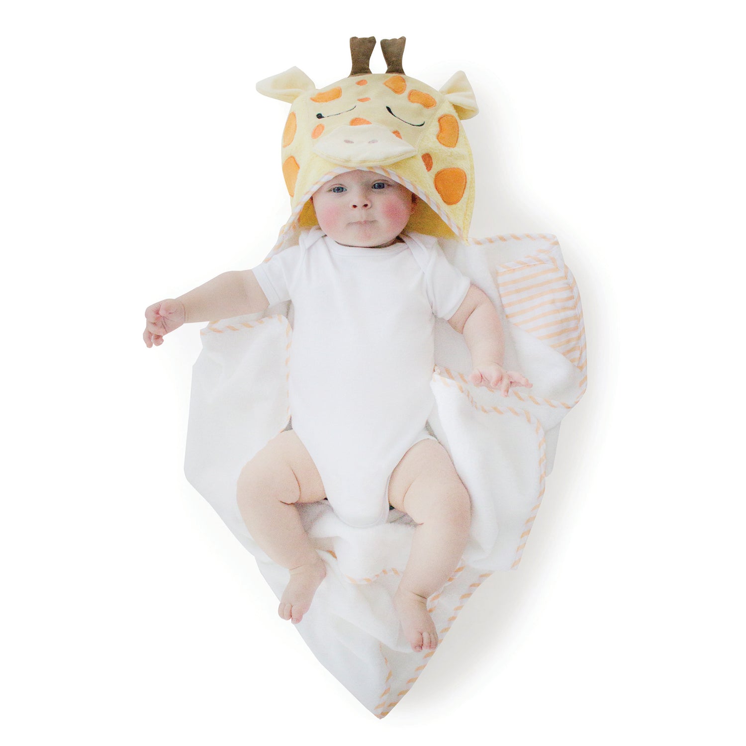 Zoo Animals 'Giraffe' Novelty Hooded Bath Towel - Bubba Blue Australia