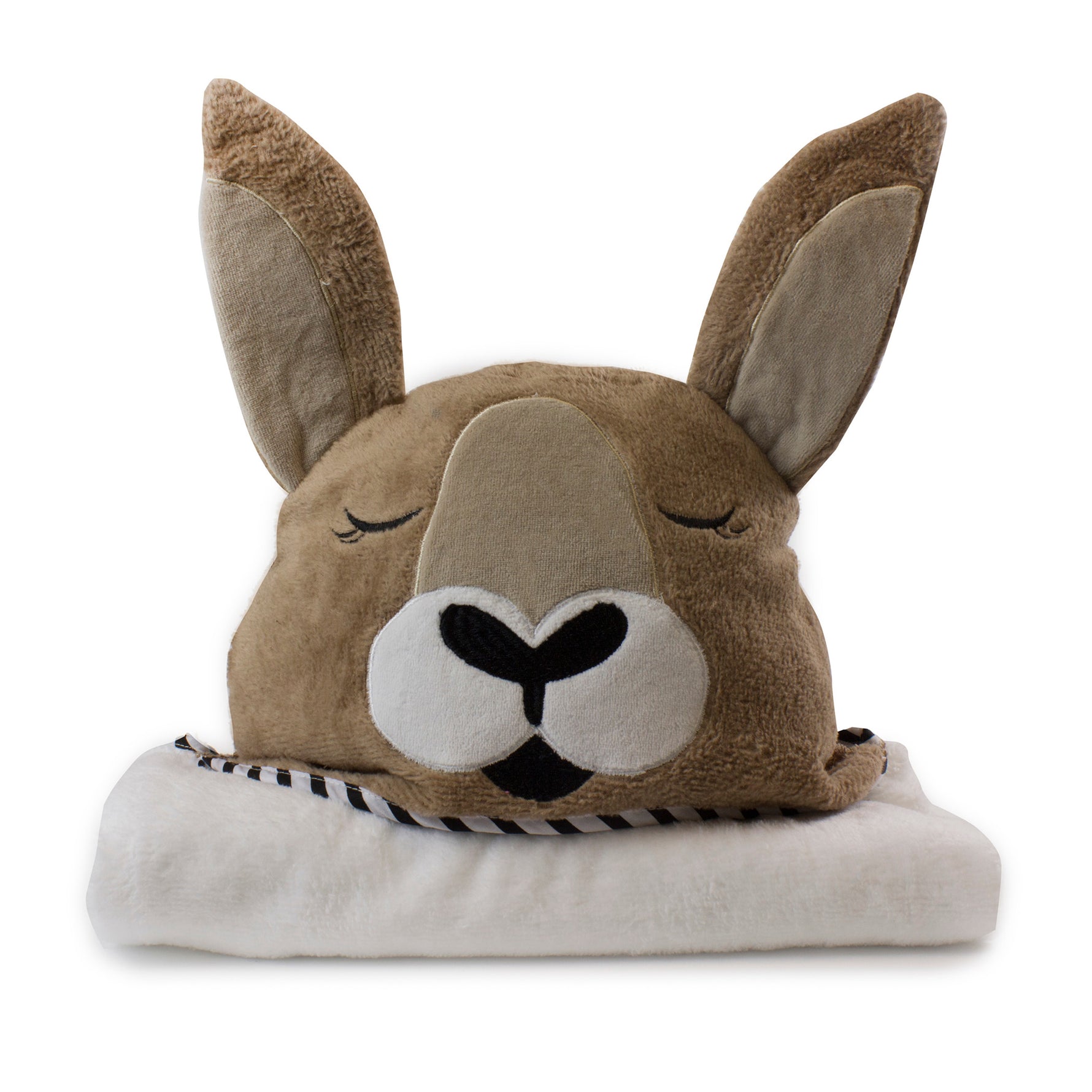 Aussie Animals 'Kangaroo' Novelty Hooded Bath Towel - Bubba Blue Australia