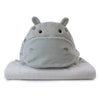 Zoo Animals 'Hippo' Novelty Hooded Bath Towel - Bubba Blue Australia