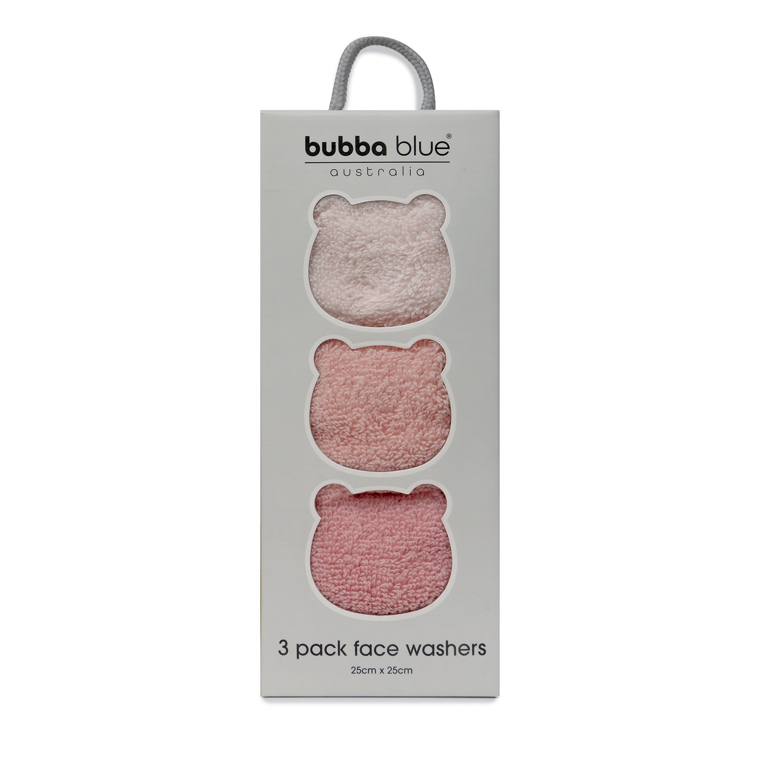 Terrazzo 3pk Baby Face Washers - Rose