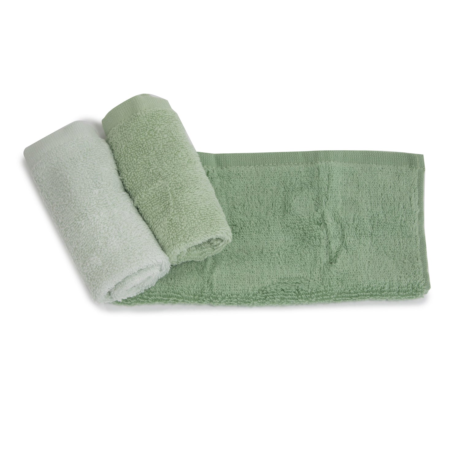 Terrazzo 3pk Baby Face Washers - Green