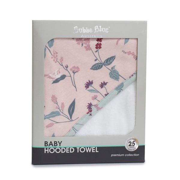 Berry Floral Hooded Towel