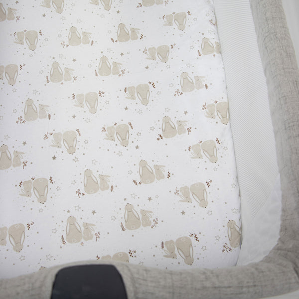 Bunny Dreams Jersey Co-sleeper Fitted Sheet