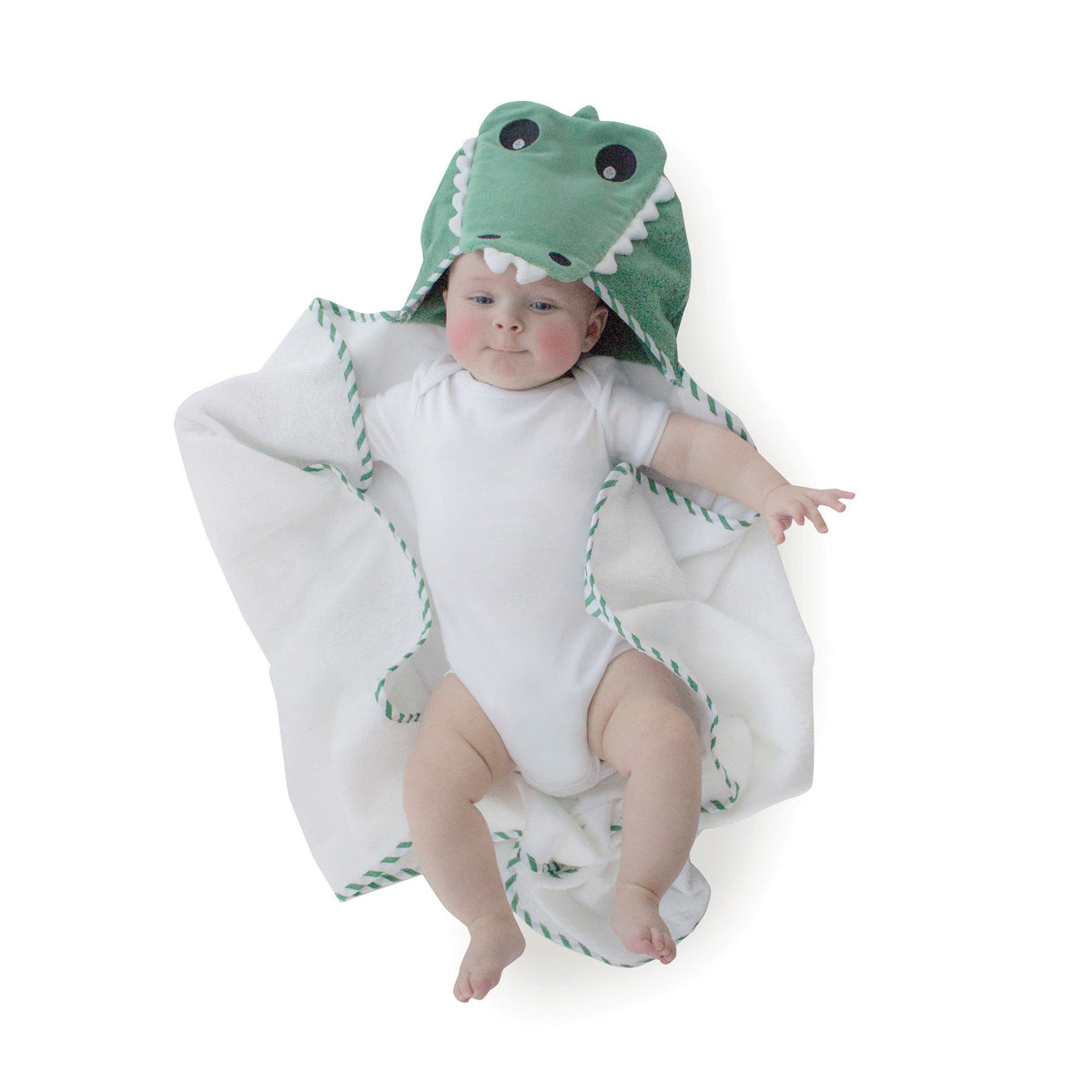 Aussie Animals 'Crocodile' Novelty Hooded Bath Towel - Bubba Blue Australia