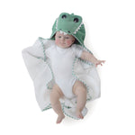 Aussie Animals 'Crocodile' Novelty Hooded Bath Towel - Bubba Blue Australia