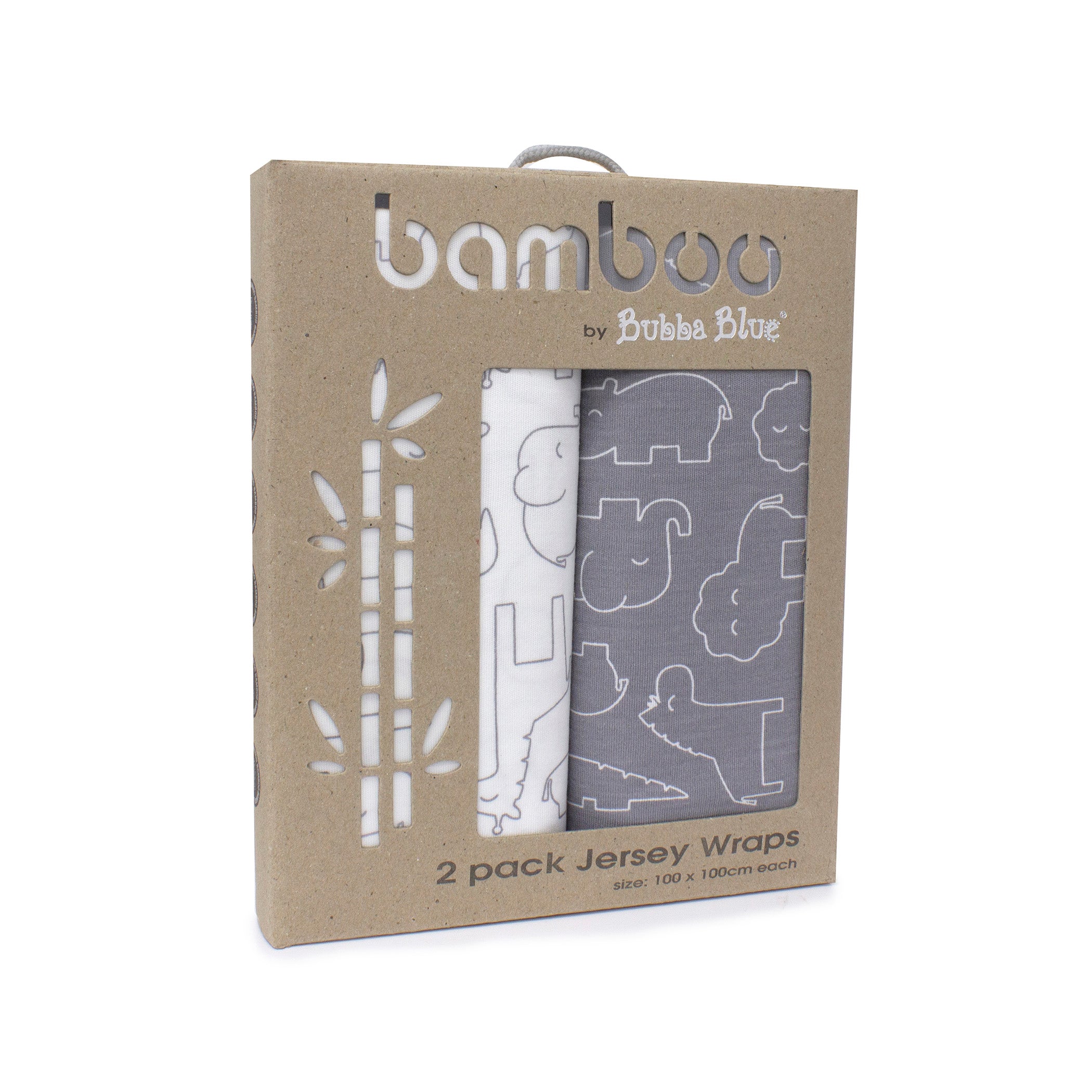 Bamboo 2pk Jersey Wraps