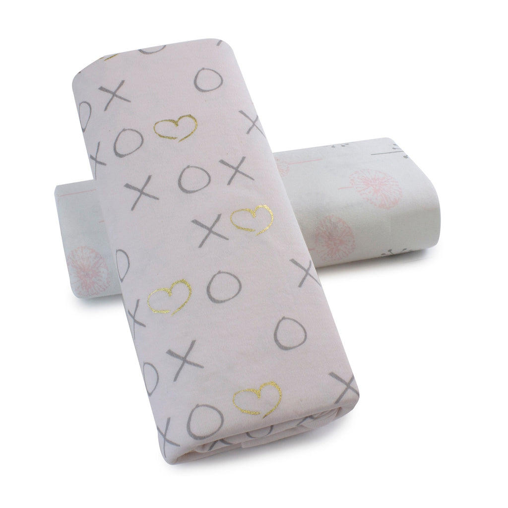 Swaddle & Baby Wraps, Jersey Stretch Swaddles Large Size Bubba BlueN