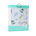 Aussie Animals Jersey Cot Fitted Sheet - Bubba Blue Australia