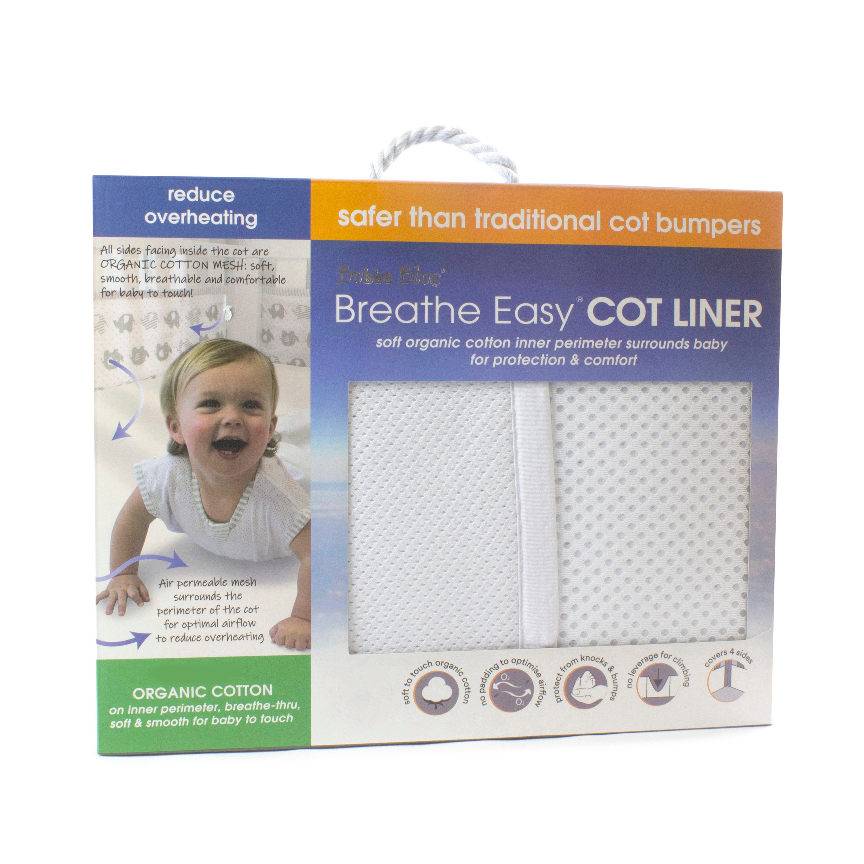 Breathe Easy® Cot Liner - White