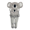Aussie Animals Koala Buddies Knit Toy Set - Grey