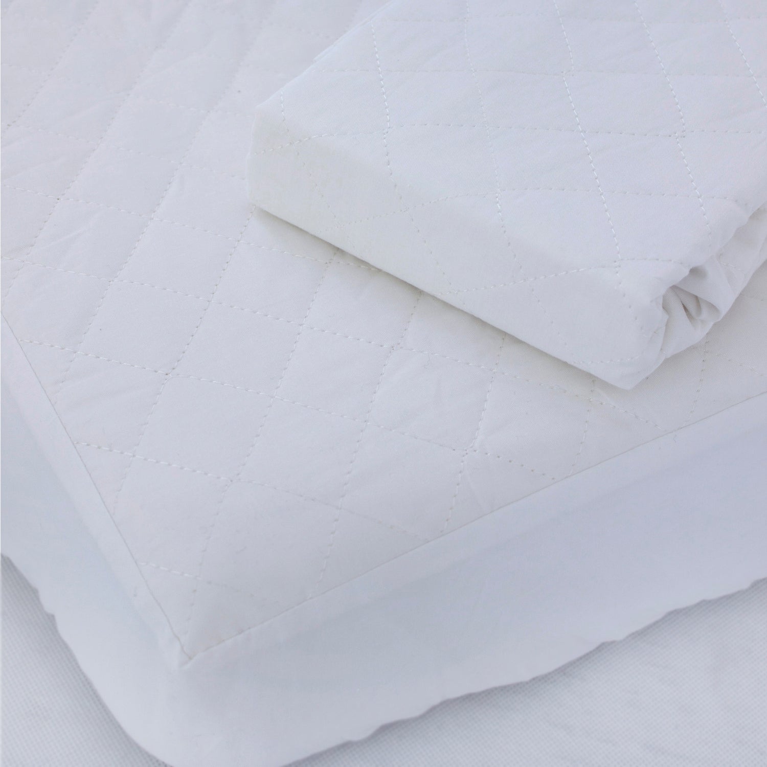 Breathe Easy® Standard Cot Waterproof Quilted Mattress Protector - Bubba Blue Australia