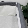 Nordic 2pk Jersey Co-sleeper Fitted Sheets Grey/Sand